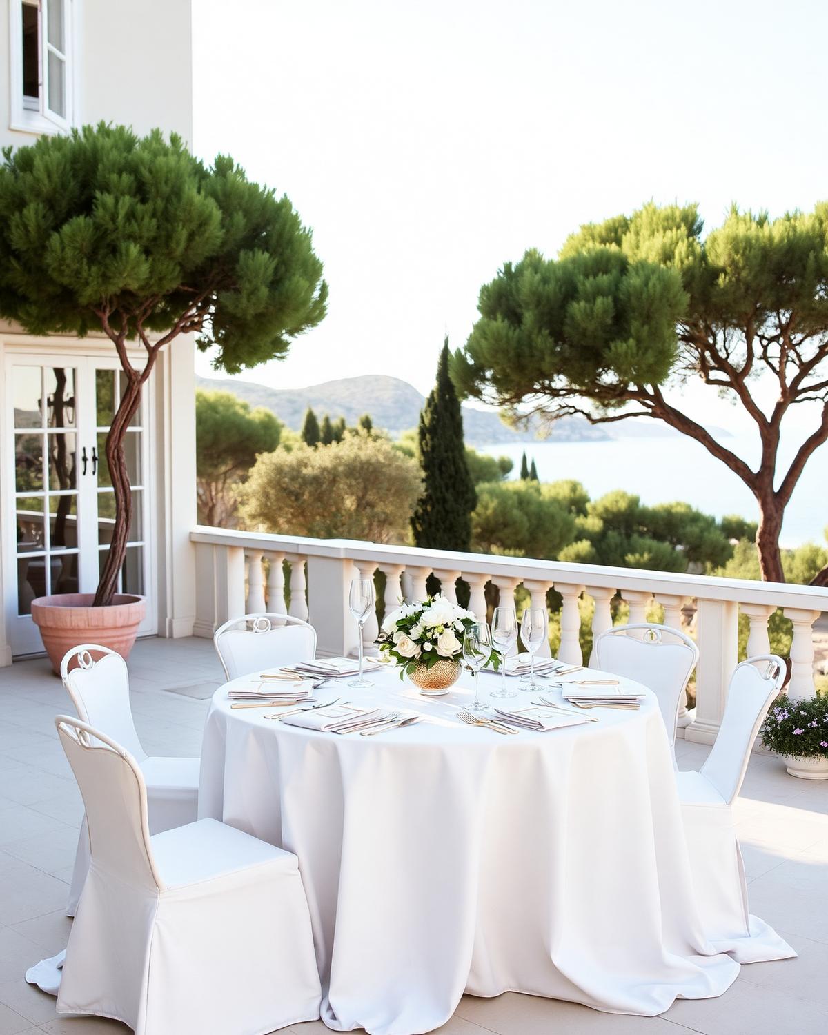 French Riviera retreat setting